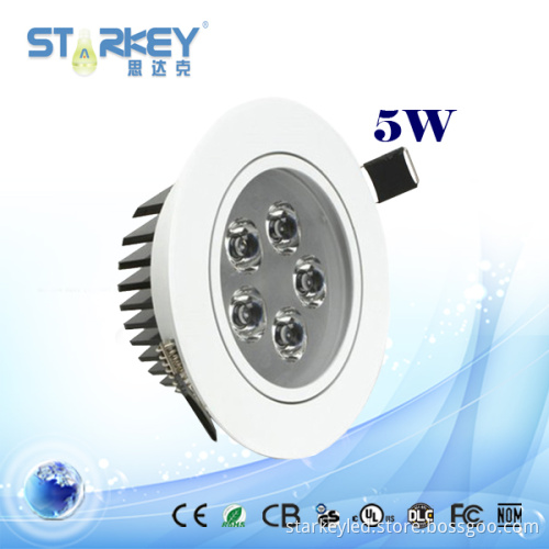 Embeded 5W Dimmable LED Ceiling Light